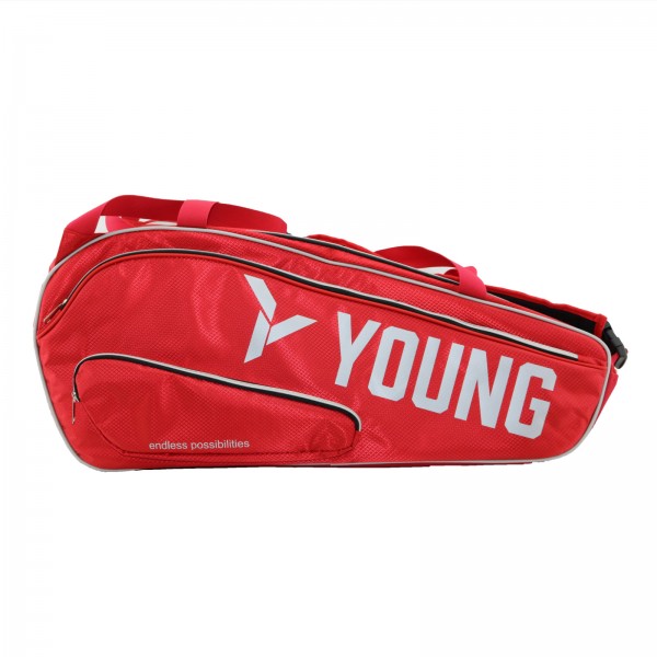 Premium Sporttasche mit Rucksackfunktion, rot